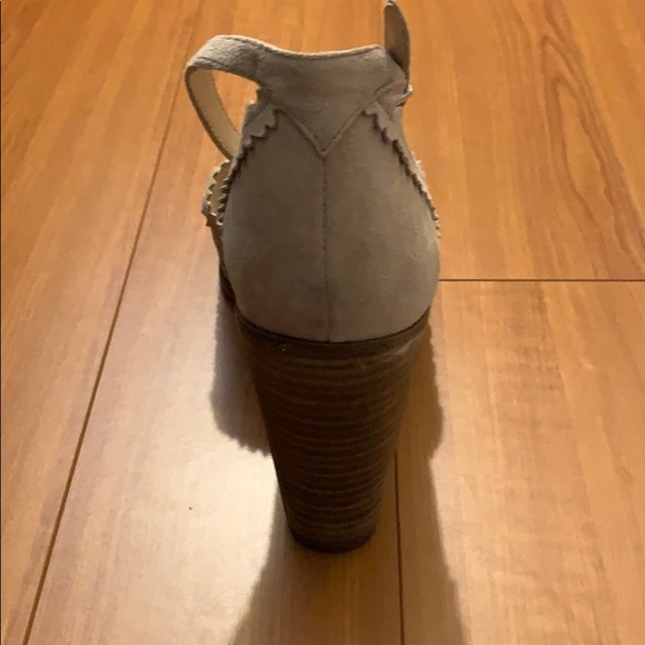 Storm Gray Suede Sandal - Picture 2 of 4